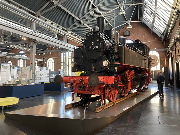 Hartmann-Lokomotive im Industriemuseum
