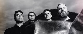 blank and white photo of the Rothko String Quartet