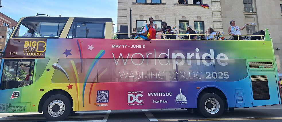 World Pride DC Bus