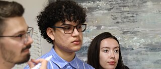 Victor Santiago at the Forum in Berlin