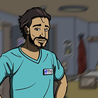 Grafik des Spiels "Undercover-Mission im Krankenhaus"