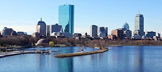 Photo of the Boston Skyline over the Charles River