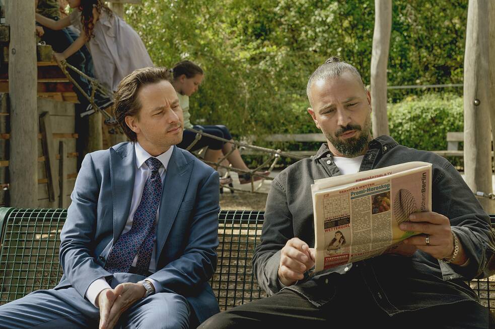 Fotograma de producción de la serie de Netflix Alemania «Achtsam Morden»