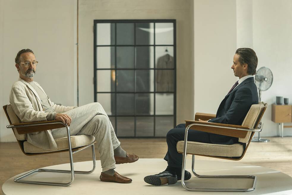 Fotograma de producción de la serie de Netflix Alemania «Achtsam Morden»