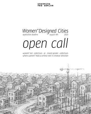 Women* Designed Cities poster vertical