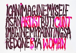 Mithu Sen, Artist Cunt B Woman