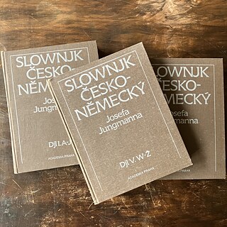 Ilustrační foto: Česko-německý slovník Josefa Jungmanna