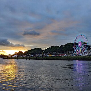 Blick auf die auf der Breminale