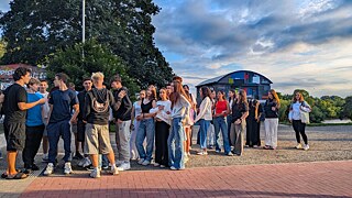 Jugendliche auf der Breminale