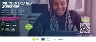 ONLINE CV Creation Workshop flyer long