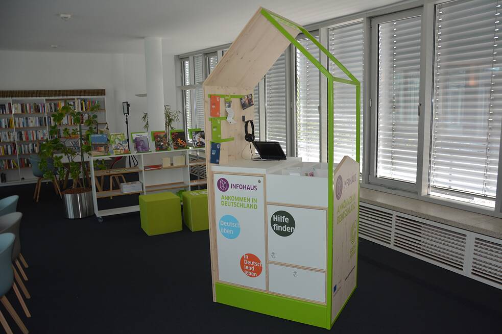 Banner mit Logo des Infohauses 