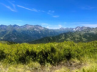 Panoramabild über Obertauern