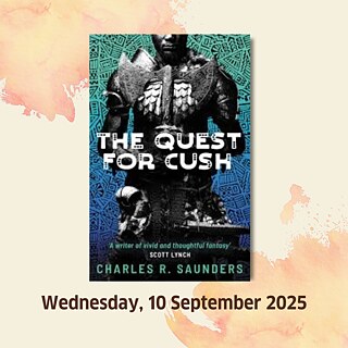 Web header and Book Cover for September 2025 AFRO-Freedom Book Club: The Quest For Crush by Charles R. Saunders