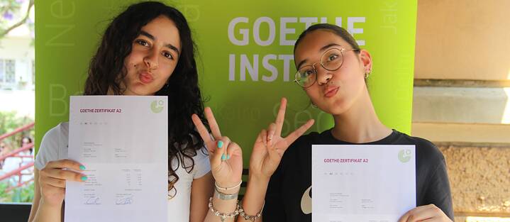 Irene Esposito und Angelica Franze‘ vom römischen Gymnasium Catullo 