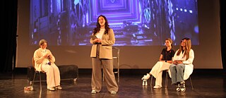 Talkshow der Schülerinnen aus Malta 