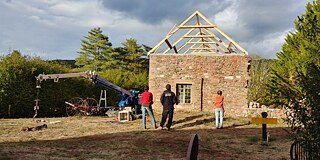 Konstrukce budovy v L‘Ambass.