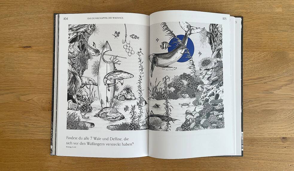 Bilderrätsel mit Walen