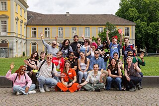 Group photo of the Summer Academy participants at the University of Bonn
