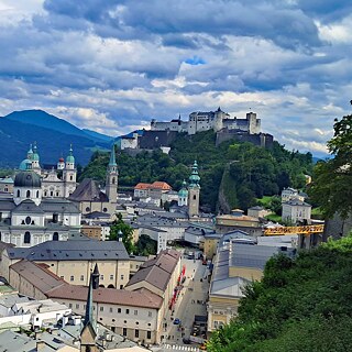 Aussicht auf die Festung Hohensalzburg