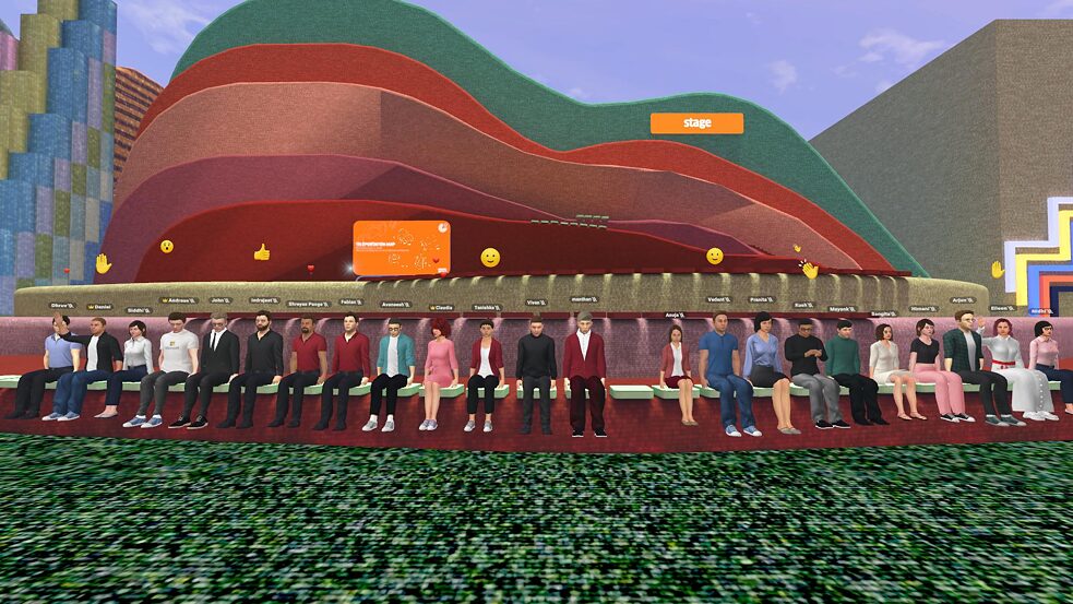 Abschluss der digitalen Tour mit Quiz und Gruppenfoto