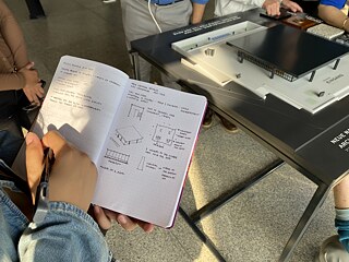 Steel, granite and lots of light: students visit the Neue Nationalgalerie