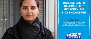 Videobild: Farida Khan engagiert sich