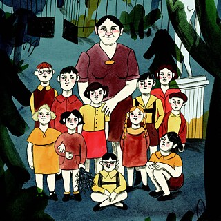 Olga Fierz a její děti