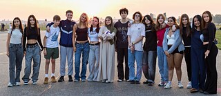 Die Teilnehmenden lernen im Rahmen des Austausches über die Geschichte der Stadt.