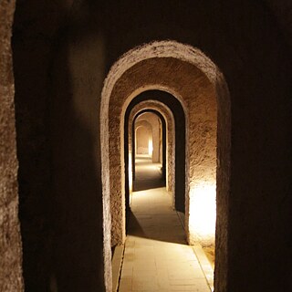 Gang in einer Burg