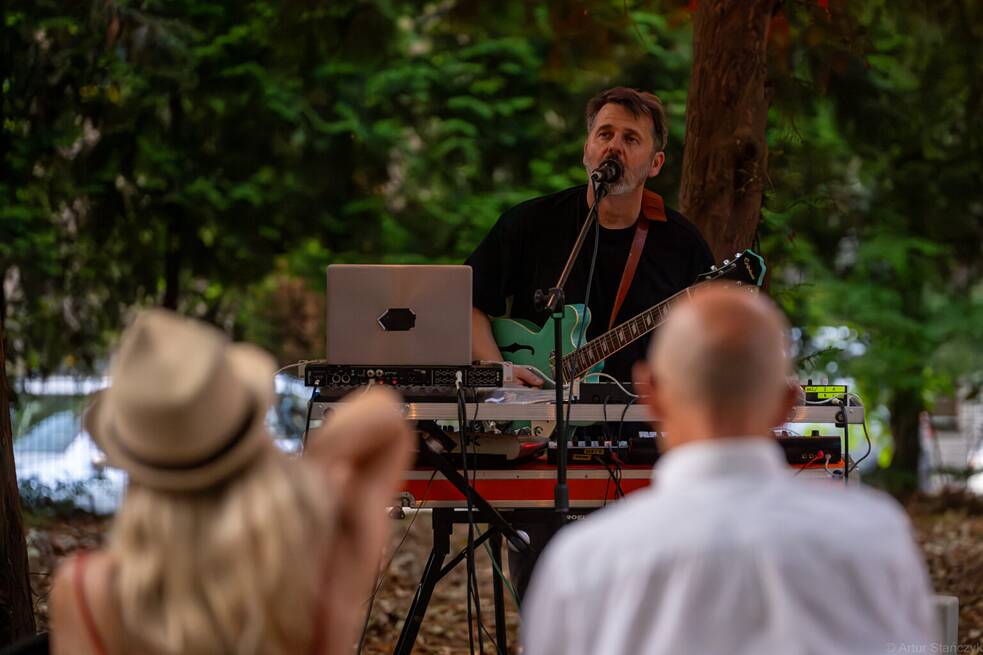 Performer on the stage