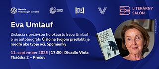 Literarischer Salon: Holokaust-Überlebende Eva Umlauf