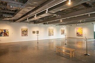 Impressionen der Ausstellung in der Jordan National Gallery of Fine Arts