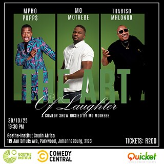 The Teaser for the Art of Laugnter comedy event featuring images of the comedians performing on the night, names, dates and times. 