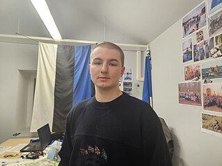 Juri Kaleti war Mitglied der Jugendorganisation des militärischen Freiwilligenverbandes der estnischen Armee Kaitseliit.