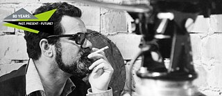 Konrad Wolf during the filming of The Naked Man on the Sports Field in 1973