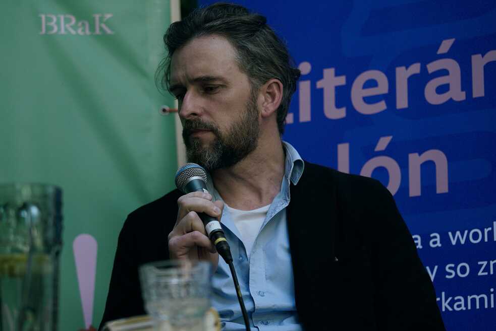 Literarischer Salon: Reinhard Kaiser-Mühlecker © Sára Prokopová