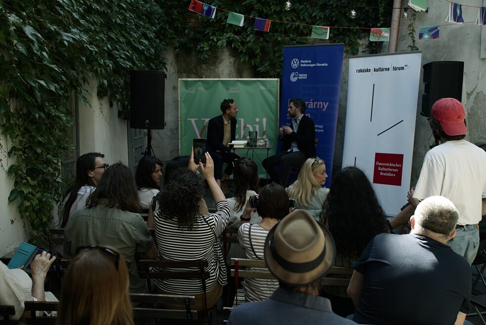 Literarischer Salon: Reinhard Kaiser-Mühlecker © Sára Prokopová