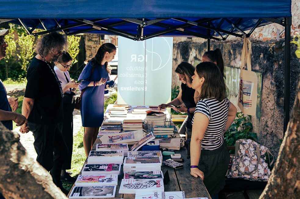 Literarischer Salon auf dem Übersetzerfestival TRANZ 2024 in Banská Bystrica © Veronika Čapkovičová