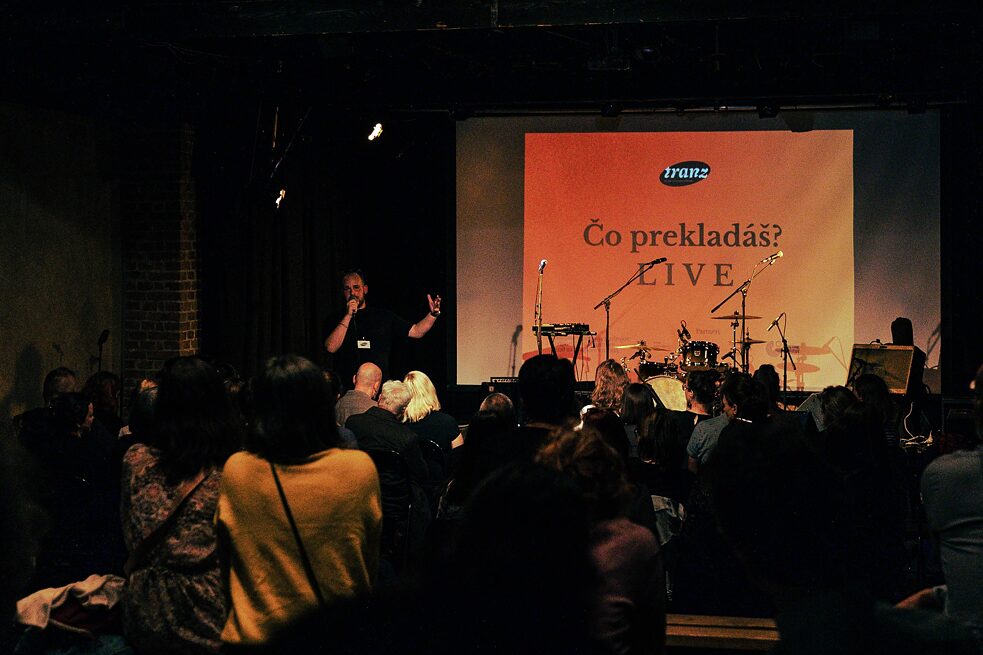 Literarischer Salon auf dem Übersetzerfestival TRANZ 2024 in Banská Bystrica © Veronika Čapkovičová