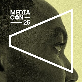 Sepia-toned profile image highlighting the eye and ear of a person aspiring to be a journalist.