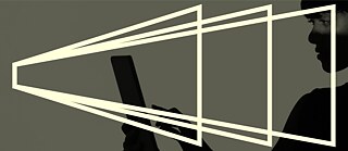 Eine Hand interagiert mit einem Tablet und lädt zur Teilnahme an einer Pecha-Kucha-Präsentation von Initiativen für unabhängigen Journalismus ein, organisiert von MediaCon.