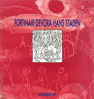 Portada del libro “Portinari devora a Hans Staden”. Editora Terceiro Nomé, 1998.