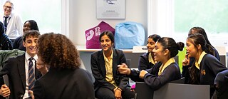 A group of pupils taking a taster session