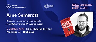 Literarischer Salon: Politikwissenschaftler und Aktivist Arne Semsrott