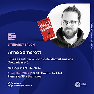Literarischer Salon: Politikwissenschaftler und Aktivist Arne Semsrott