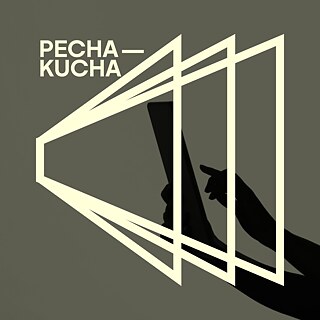 Mão a interagir com tablet, convidando à participação numa sessão Pecha Kucha dedicada à apresentação de iniciativas de jornalismo independente promovidas pela MediaCon.