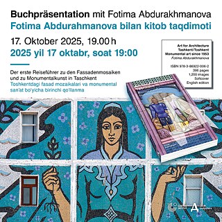 Фасадная мозаика в Ташкенте