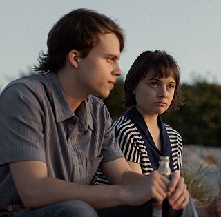 Closeup of two sitting people