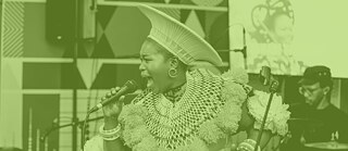 Zwadi performing at Southern Africa launch