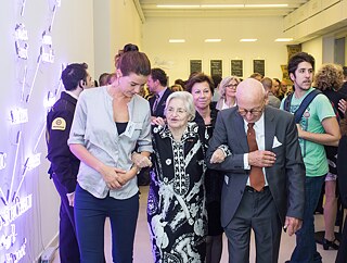 Danke! Rosemarie Hess, Gründerin der Deutschen Bibliothek von 1955, im Goethe-Institut 2014